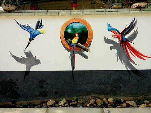 建水视觉错位-3D墙绘设计