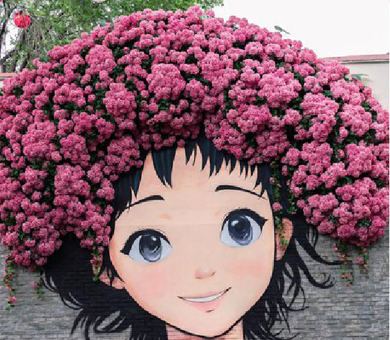 建水墙体彩绘-网红墙打卡