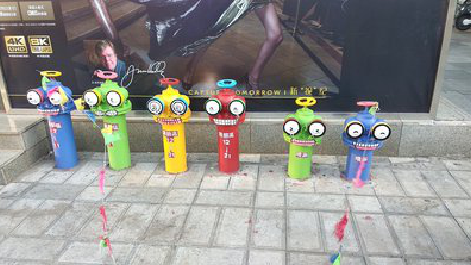 建水商业区彩绘