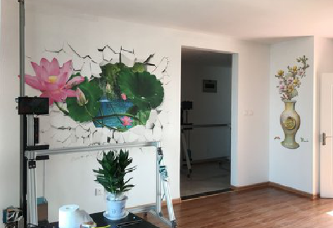 建水墙体彩绘相比墙纸的优势。