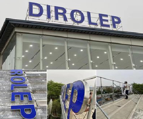 建水楼顶发光字安装的注意事项。